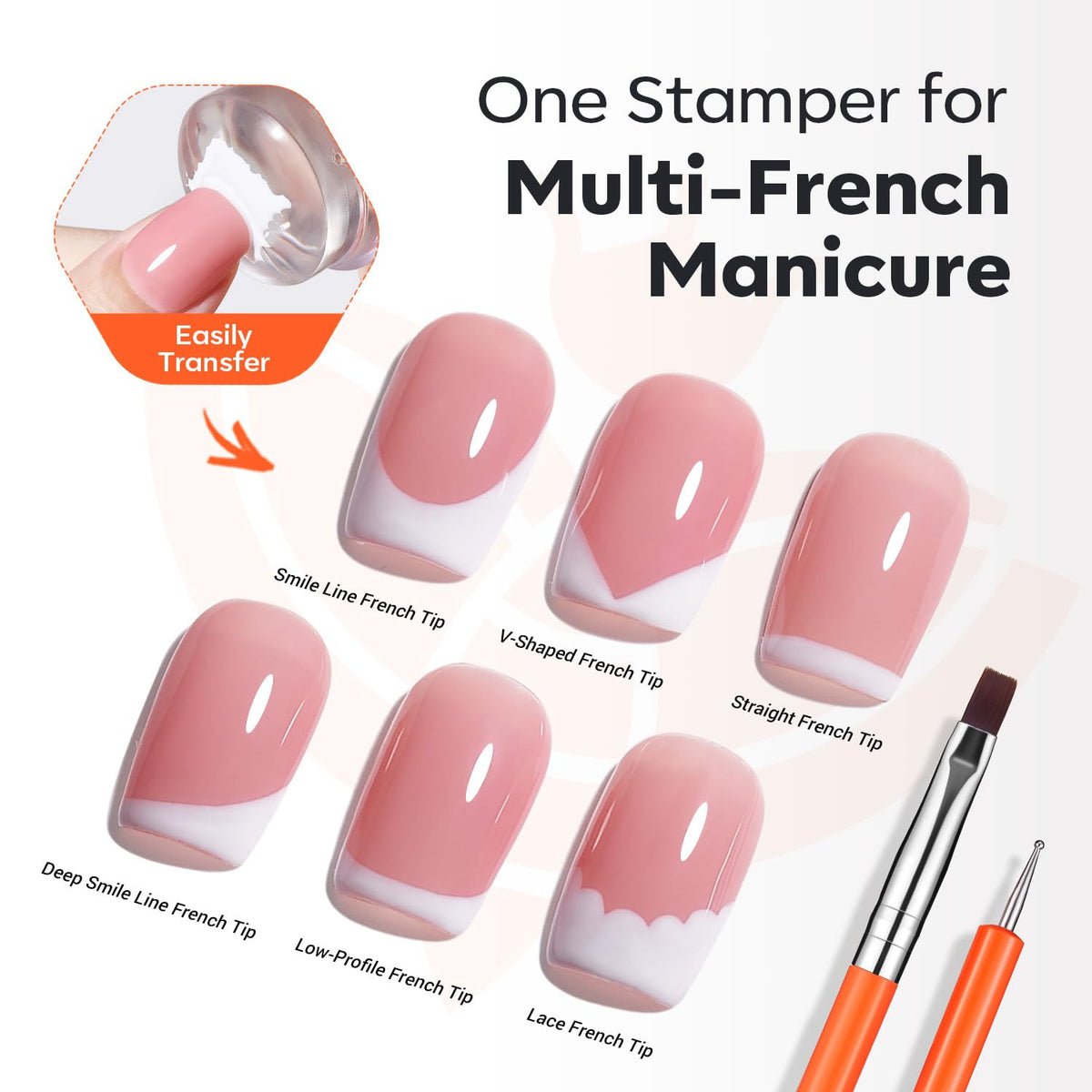 modelones french stamper detail highlighting detachable head for precision