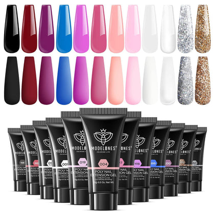 modelones front packaging showing full 12-color kit and easy selection benefit