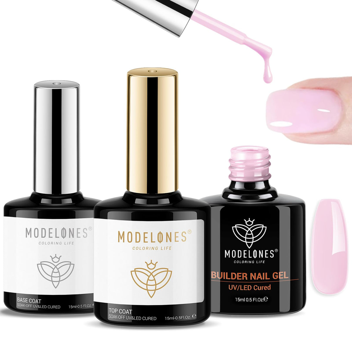 modelones front packaging showing kit components and quick benefits