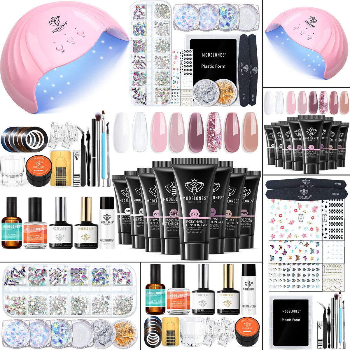 modelones full kit front packaging showing all included supplies and value