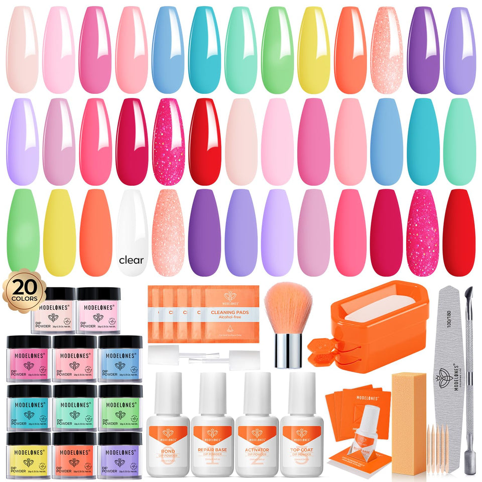 Modelones front packaging showing full starter kit and colors for easy identification
