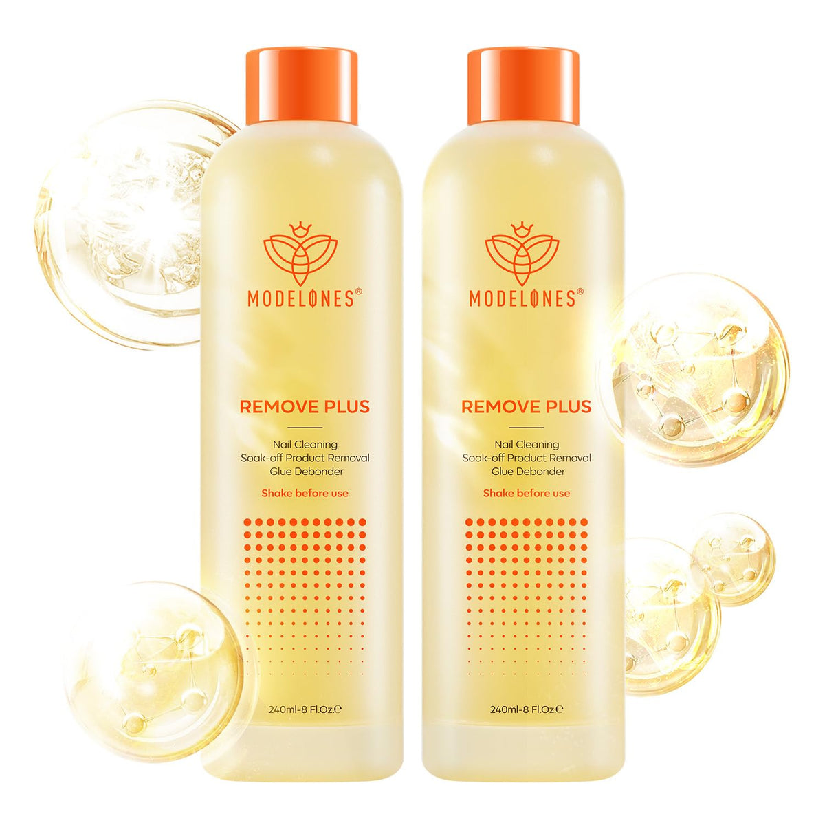 modelones front packaging showing 8 fl oz bottle and benefits