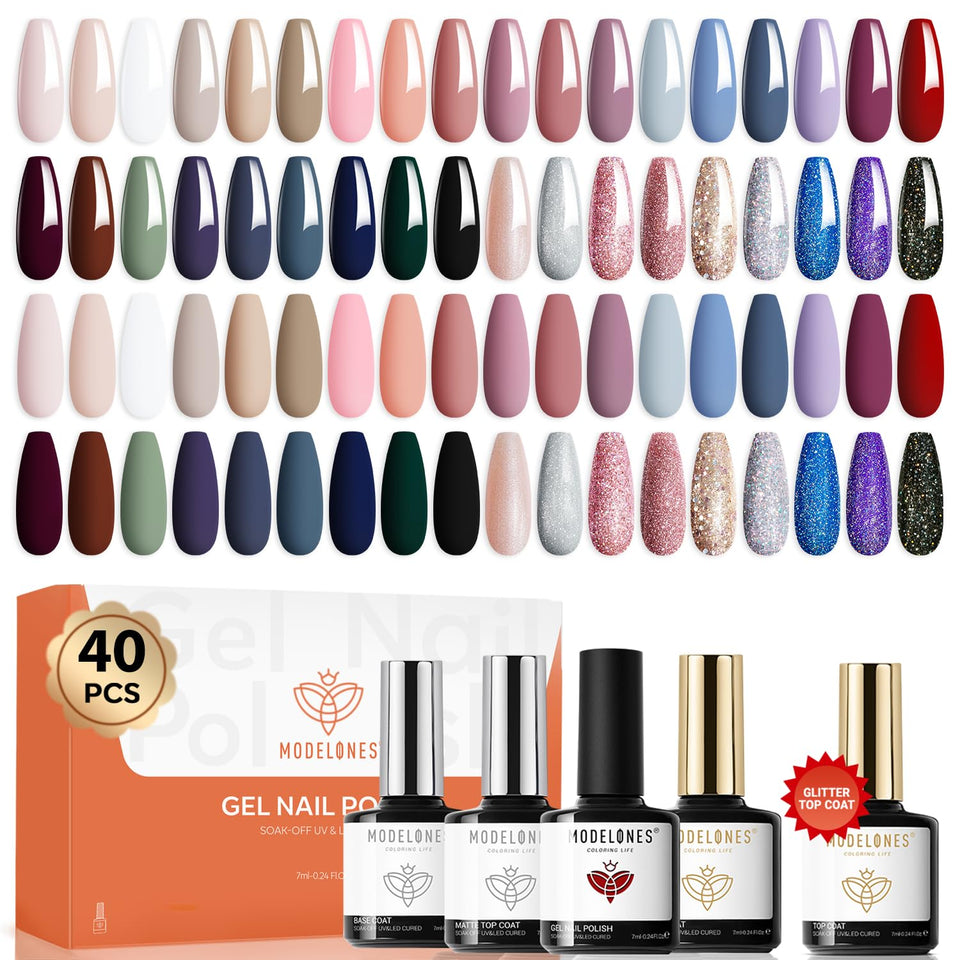 modelones front packaging showing full 40-piece set and gift box benefit versatility