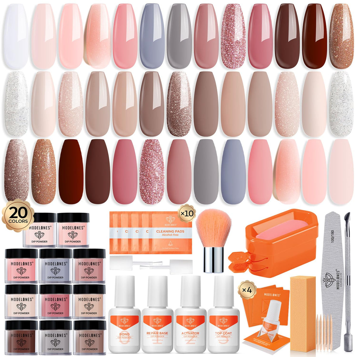modelones front packaging showing complete kit contents and benefit of convenience
