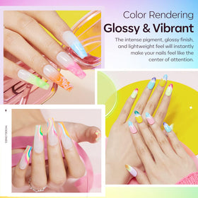 modelones glitter topcoat detail highlighting sparkle finish for radiant nails