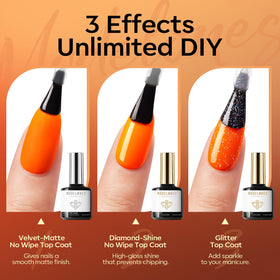 modelones applying gel under LED lamp illustrating correct curing benefit