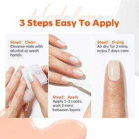modelones lifestyle hand care scene showing healthy-looking nails and routine