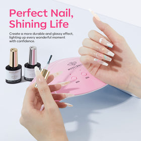 modelones lifestyle manicure setup illustrating professional results at home