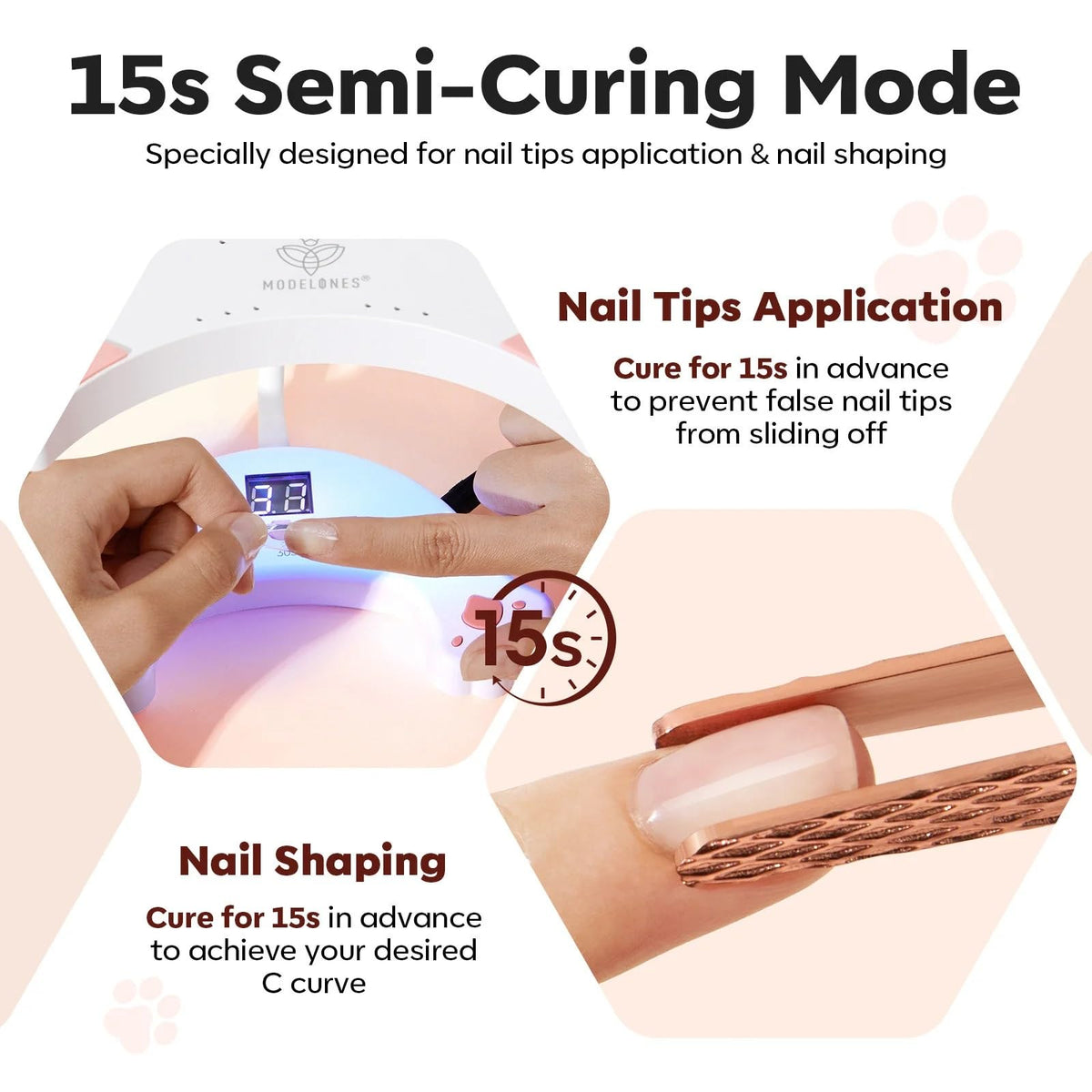 modelones in a salon setup showing professional-looking at-home results