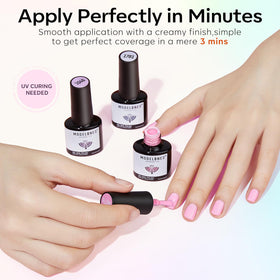 modelones lifestyle spring outfit flatlay showing coordinated pastel nails for seasonal looks