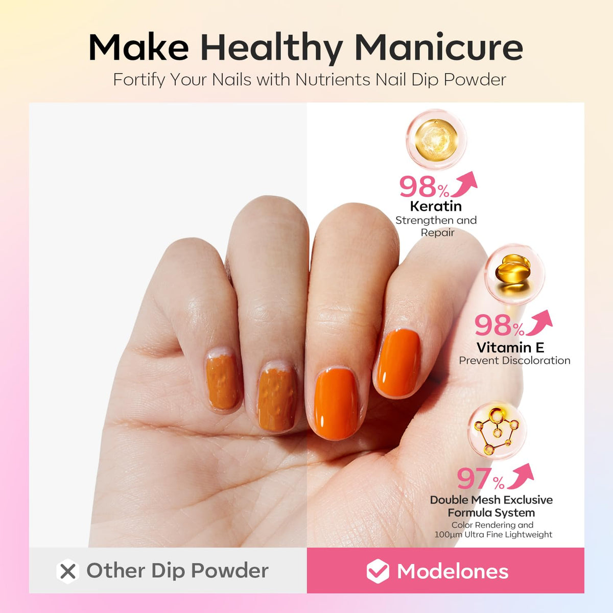modelones lifestyle summer manicure showing pastel nails for event-ready style