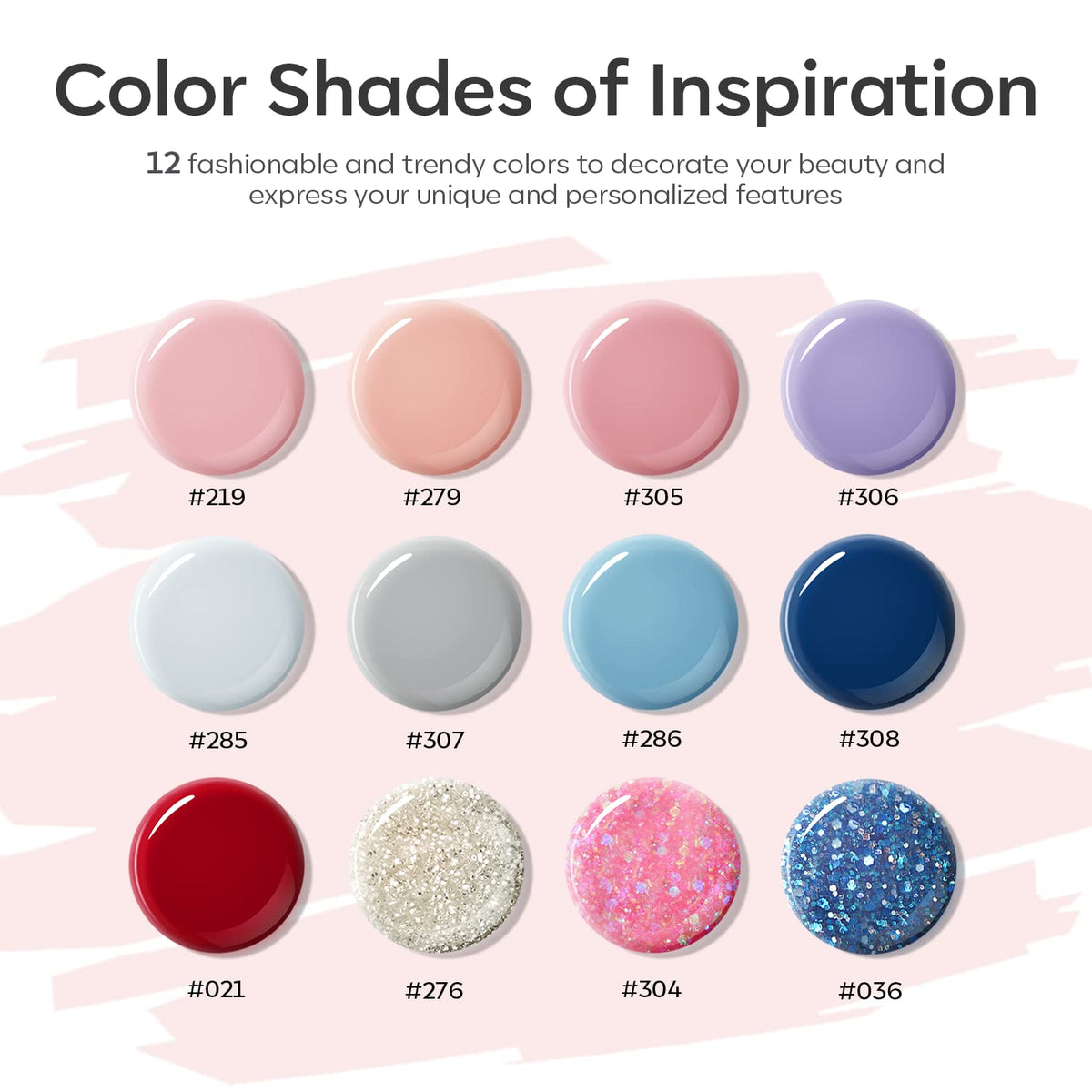 modelones open jars with color swatches demonstrating shade range and mixing