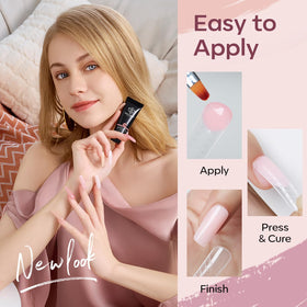 modelones tools layout with spatula clips brush and file for mess-free shaping benefit