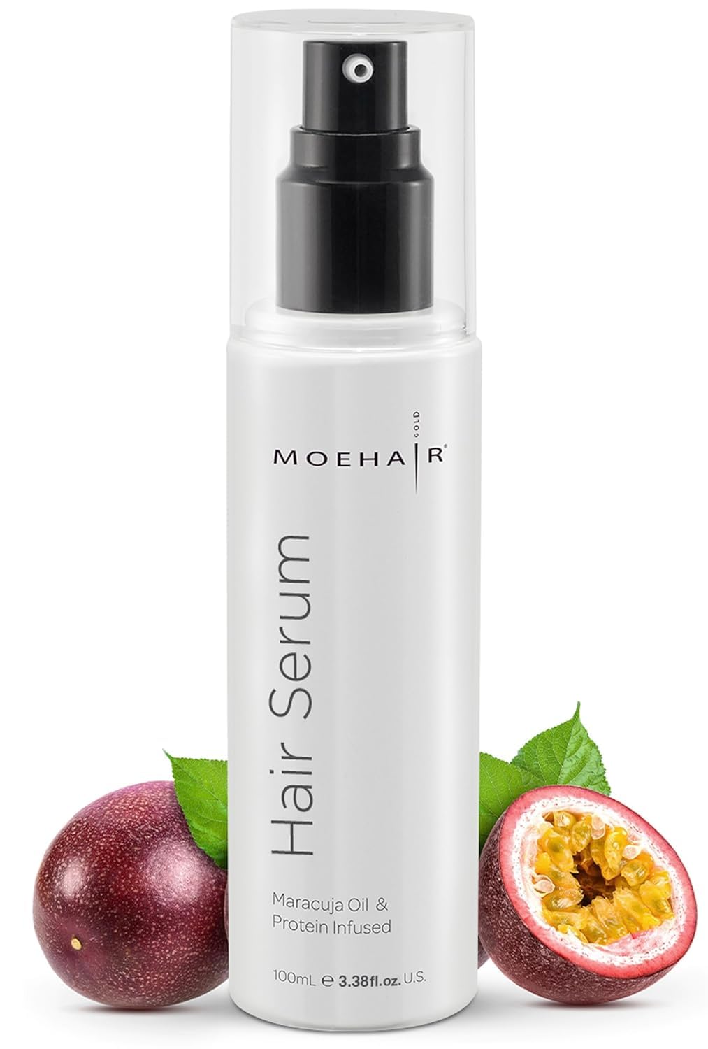 MOEHAIR front packaging showing bottle and label for quick identification and benefit