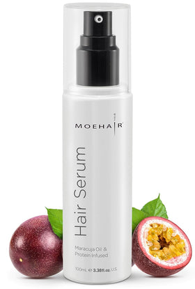MOEHAIR front packaging showing bottle and label for quick identification and benefit