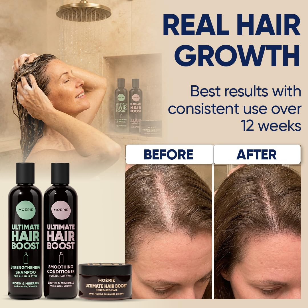 Moerie conditioner cream texture on hand for detangling and softness