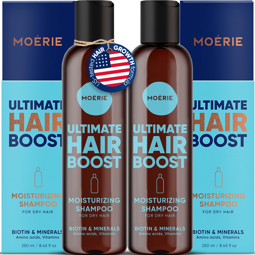 Moerie front packaging double set showing bottles and brand benefit