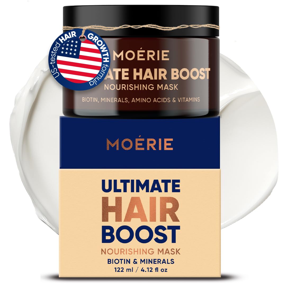 Moerie front packaging showing jar and label for clear product identification and trust