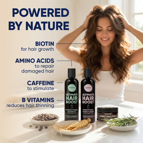 Moerie kit in use in shower showing easy everyday routine benefits