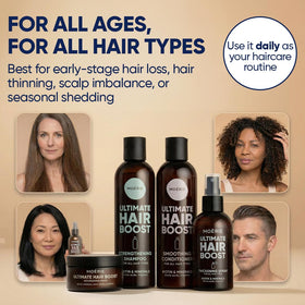 Moerie leave-in spray nozzle demonstrating targeted scalp coverage benefit