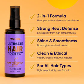 Moerie nozzle close-up dispersing fine mist for even thermal coverage and lightweight feel
