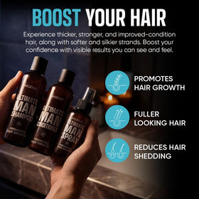 Moerie products held in hand to show real size and travel-friendly convenience