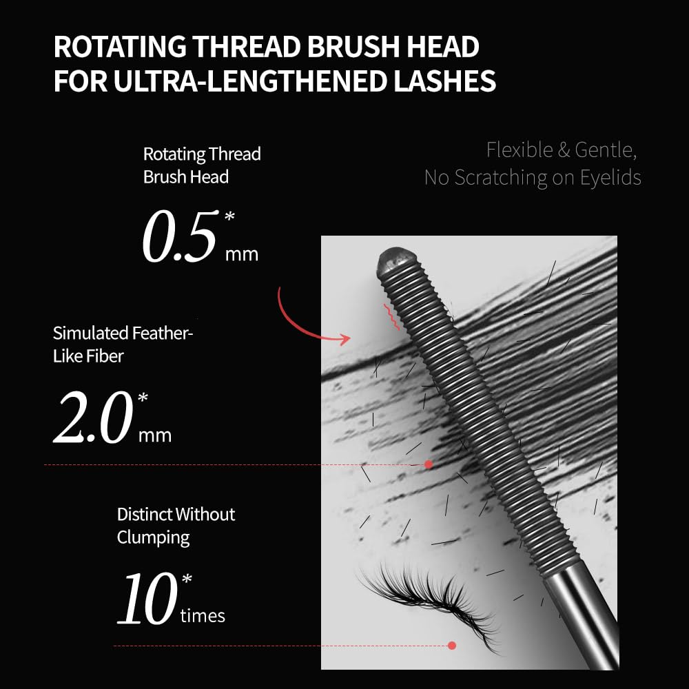 MOGSLRPE feather-like fibers swatch illustrating natural length and lightweight volume