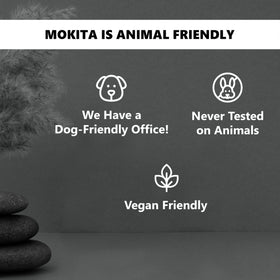 Mokita Naturals in-shower use with hands lathering to show clarity and root lift benefit