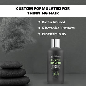 Mokita Naturals botanical ingredients arranged to show natural extracts and nourishing benefit
