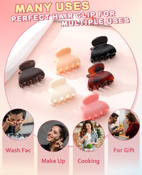 Molans clips on bathroom counter ready for styling and daily use
