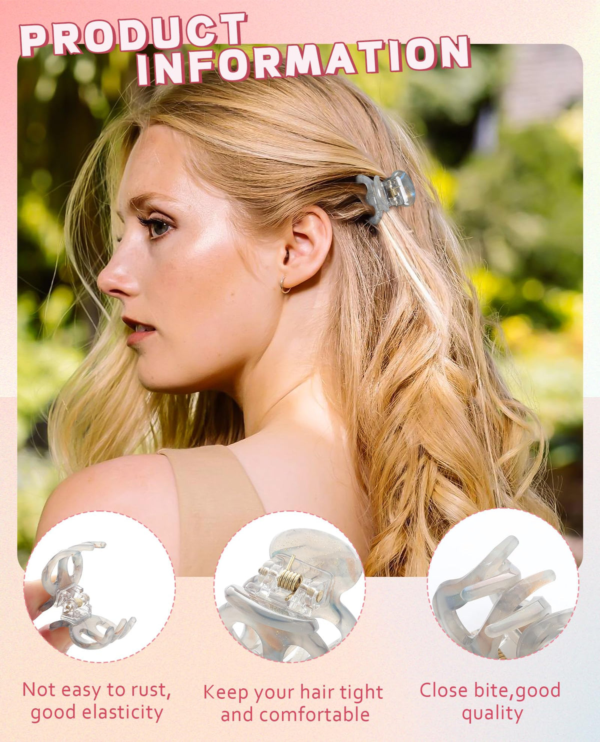 Molans polished finish close-up emphasizing smooth edges and reduced hair snagging