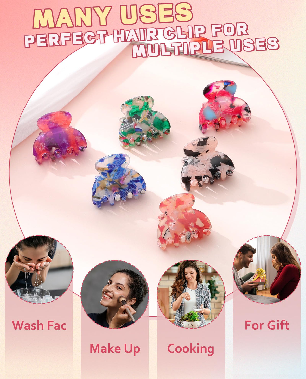 Molans twelve clips arranged flatlay showing full set and versatility benefit