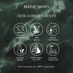 Molton Brown lifestyle sink display creating a sophisticated bathroom atmosphere
