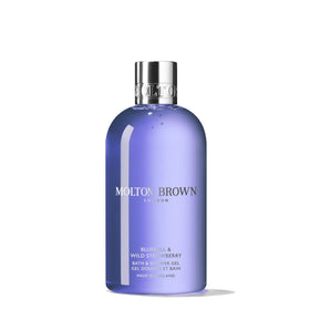 Molton Brown front packaging showing bottle and label, inviting fresh fragrance