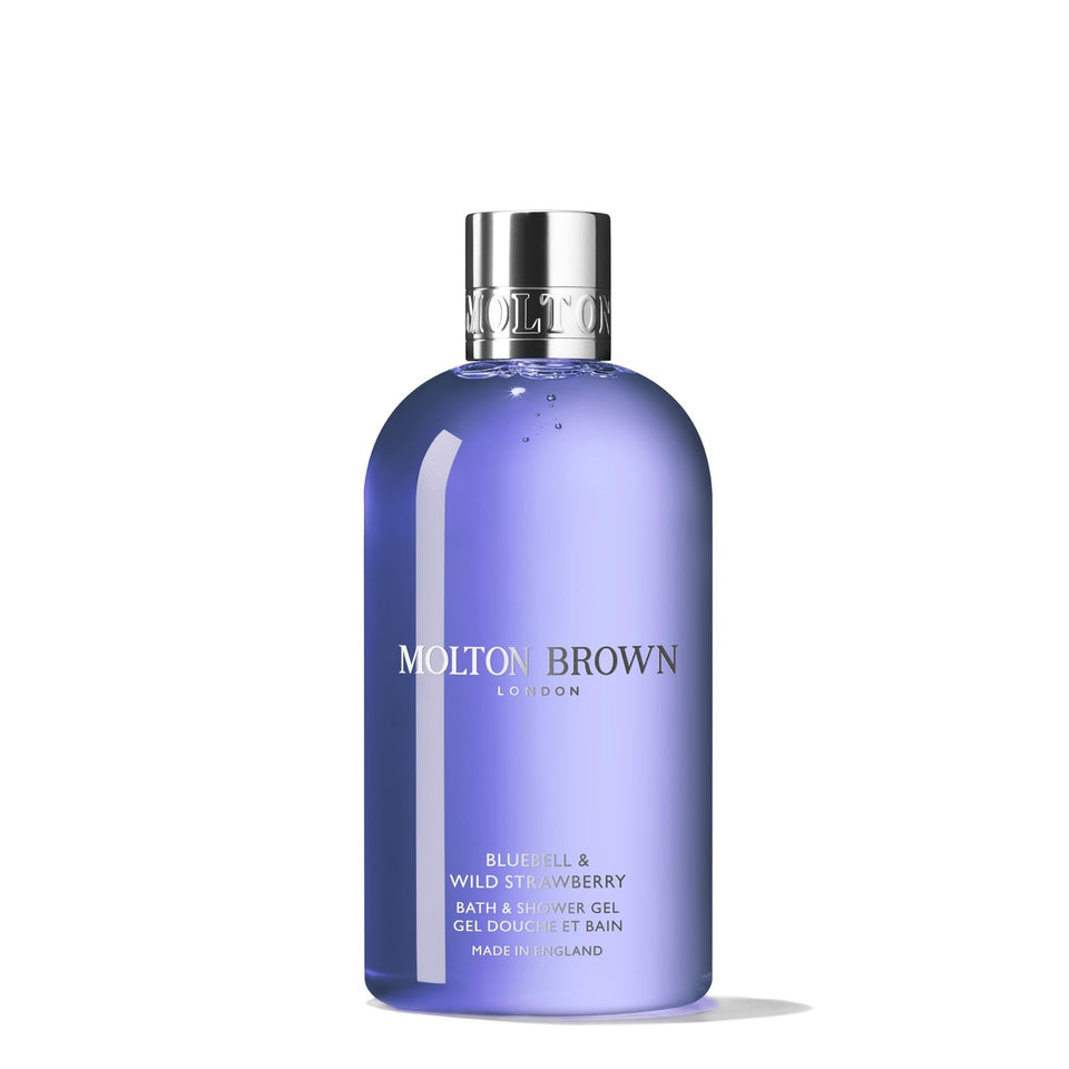 Molton Brown front packaging showing bottle and label, inviting fresh fragrance