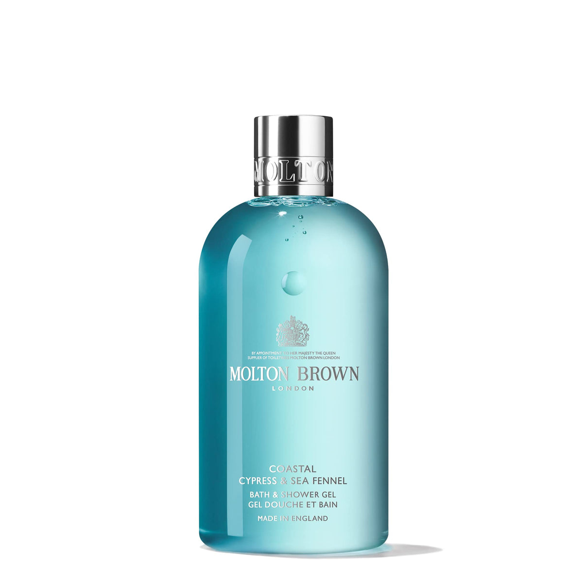 Molton Brown front packaging showing clean coastal scent and benefit