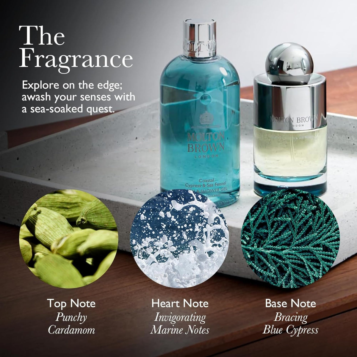 Molton Brown closeup of creamy conditioner texture to show smooth application benefit