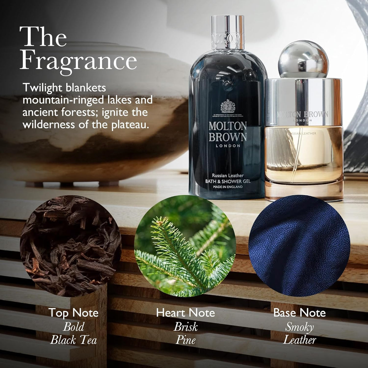 Molton Brown foamy texture on hand demonstrating rich cleansing lather