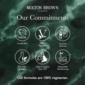 Molton Brown bottle size comparison demonstrating 10 oz scale and value