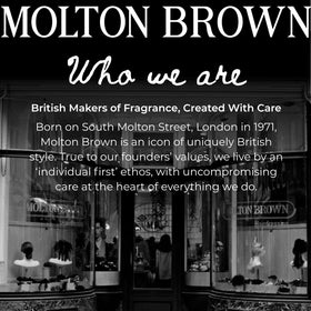 Molton Brown lifestyle bathroom setting with minis in a travel toiletry bag for convenience