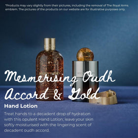 Molton Brown texture close-up on hand highlighting smooth, fast-absorbing finish