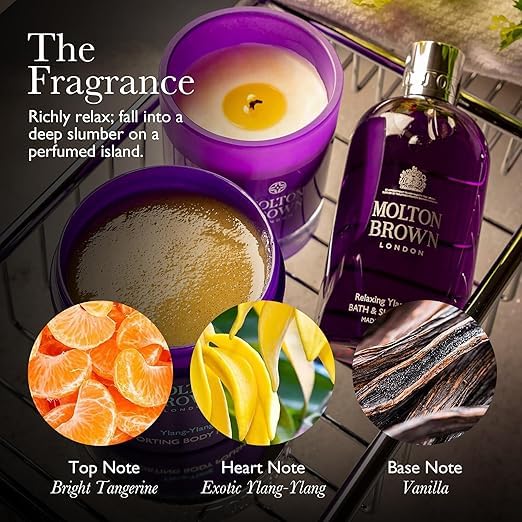 Molton Brown creamy foam texture on skin showing rich lather benefit