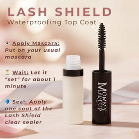 Mommy Makeup wand detail with slim brush demonstrating precise application