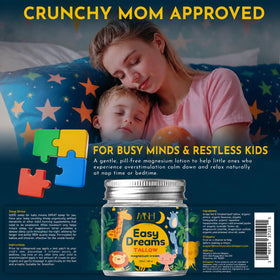 Mommy's Natural Helpers application on child's hands and feet illustrating easy use