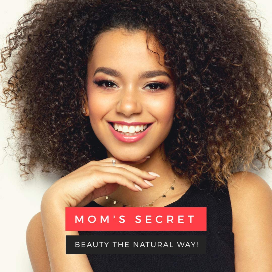 Mom's Secret ingredients flatlay with coconut and shea representing organic nourishment