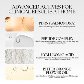 Mon Lumière serum droplet texture highlighting hydration-rich formula and smooth application