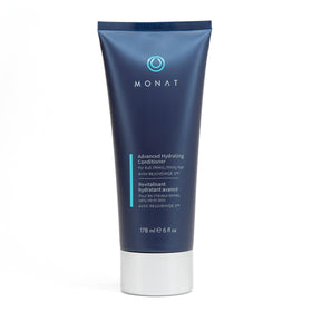 MONAT front bottle view showing sleek packaging and benefit of hydration