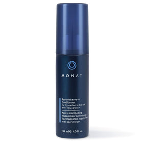 MONAT front packaging showing bottle and label, highlights product identity and size