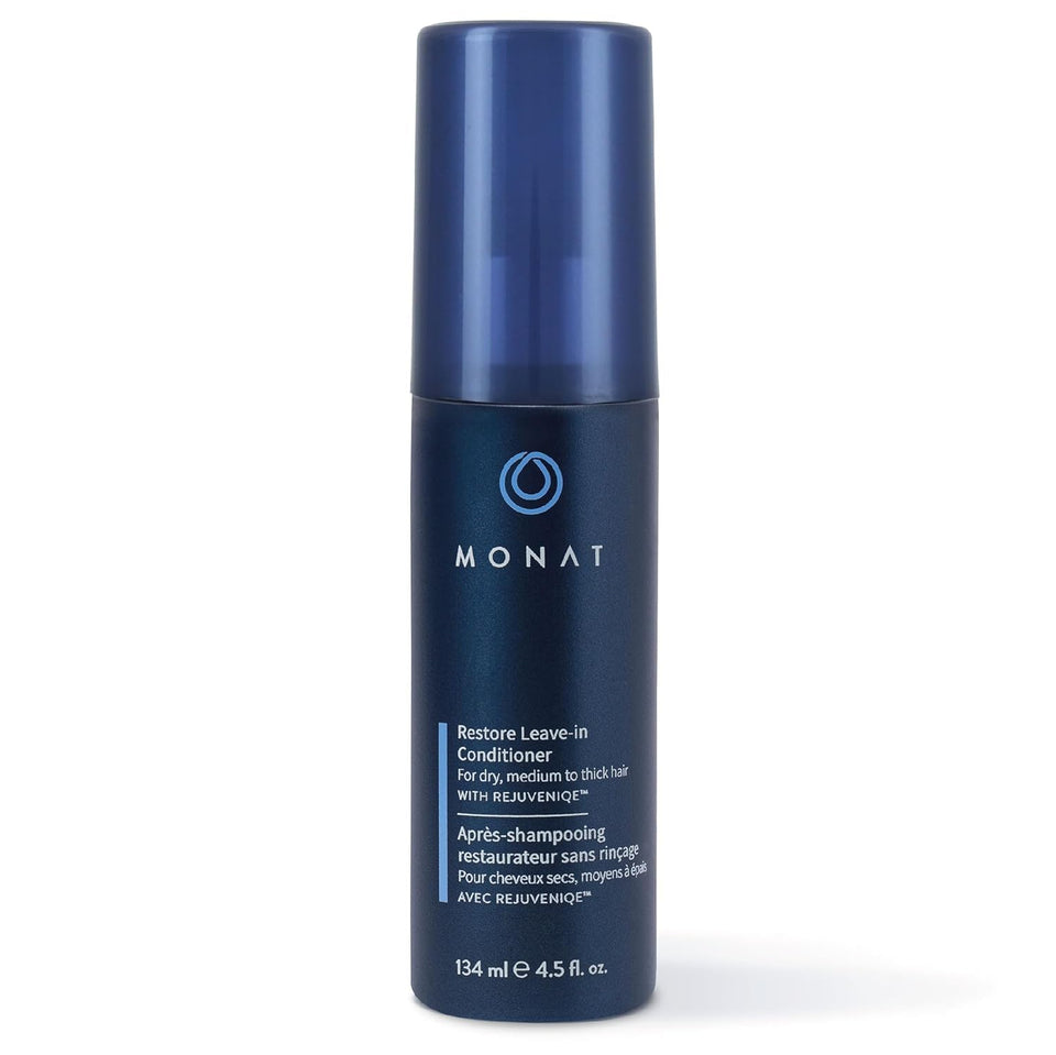 MONAT front packaging showing bottle and label, highlights product identity and size