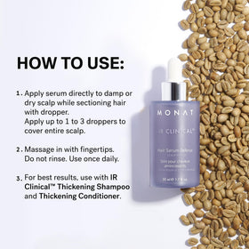MONAT before and after hair lifestyle image showing improved hair appearance